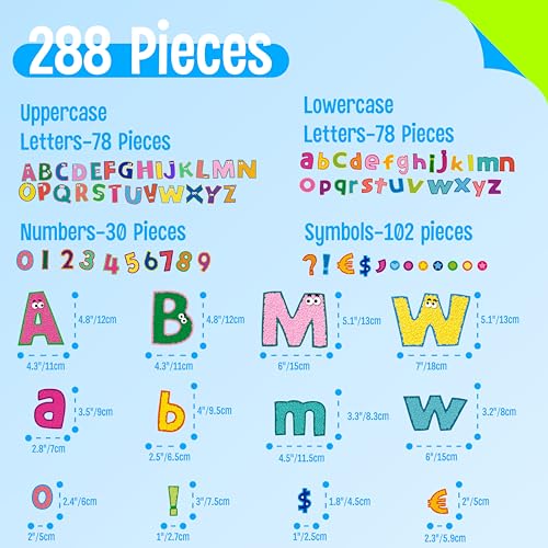 288 PCS Alphabet Combo Set (288 Count)
