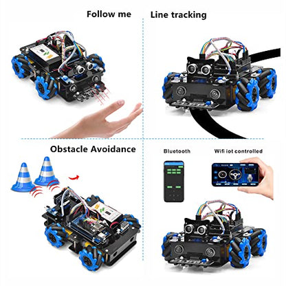 Omni Directional Mecanum Wheel Robot Car for Arduino STEM Coding Learning
