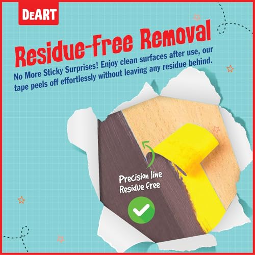 8X Colored Masking Tape (6 Count)