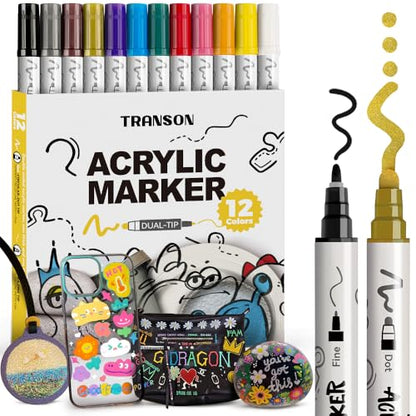 12 Color Bold and Fine Dual (12 Count)