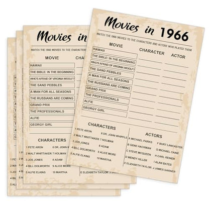 60th Birthday Party Games