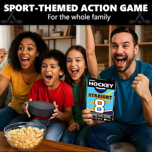 Hockey Fast Paced Card Game for Kids and Adults