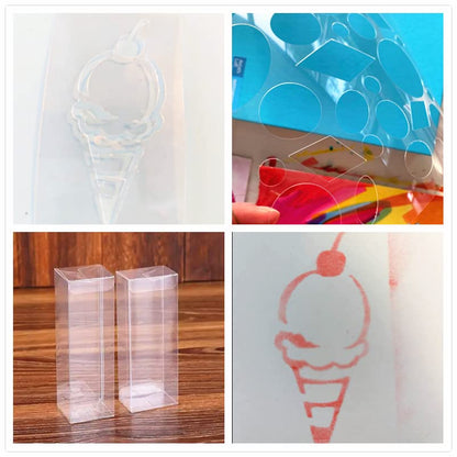 3ft x 50ft Roll 4 mil Clear Acetate Sheet