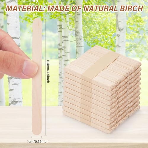 3000pcs 4.5" Wooden Craft Sticks (3000 Count)