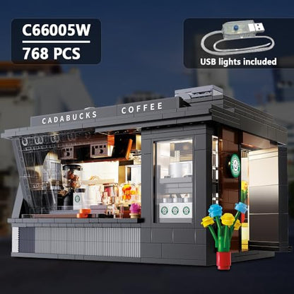 Master C66005W Japanese Coffee House Building Set
