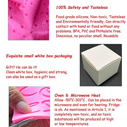 Carnation Flower Silicone Soap Mold for Candle and Chocolate