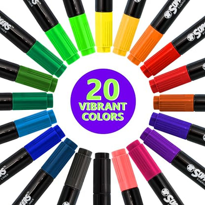Super Markers 60 Colors (60 Count)