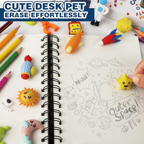 Erasers Set for Kids (16 Count)