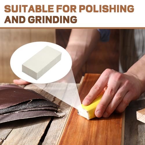 4 Pcs Thickened Felt Blocks Wool Soft Felt Squeegee Reusable Window Tint Tools Automotive Vinyl Wrapping Tool 1'' x 2'' x 4'' Whit Car Glass Mirror Film Installing Tool (4 Count)