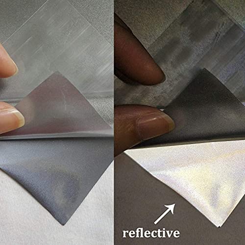 Reflective Dark Grey HTV Rolls Heat Transfer Vinyl