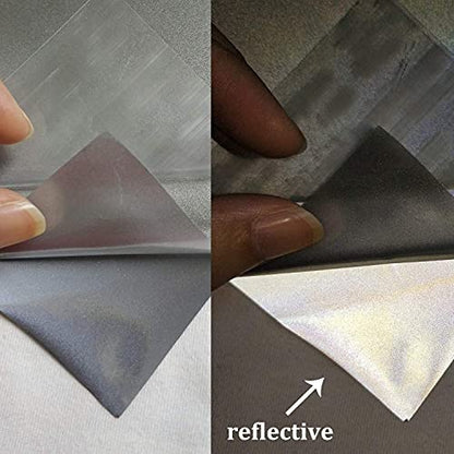 Reflective Dark Grey HTV Rolls Heat Transfer Vinyl