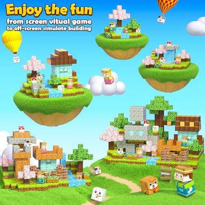 200PCS 0.8" Magnetic STEM Building Blocks Creative Fun for Kids Boys Girls (200 Count)