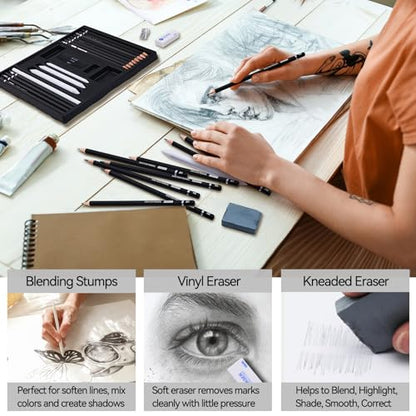 Drawing Sketching Pencil Set (22 Count)