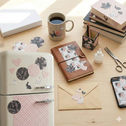 24 Sheets 6in Flowers Scrapbook Paper Pad (24 Count)