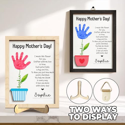 Mothers Day Handprint Gifts for Mom from Daughter Son