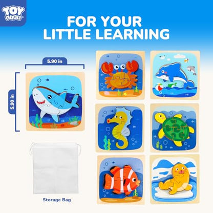 Toddler Puzzles Ages 2 (7 Count)