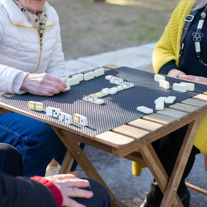 Double 6 Dominos Set for Adults with Tin Box Storage