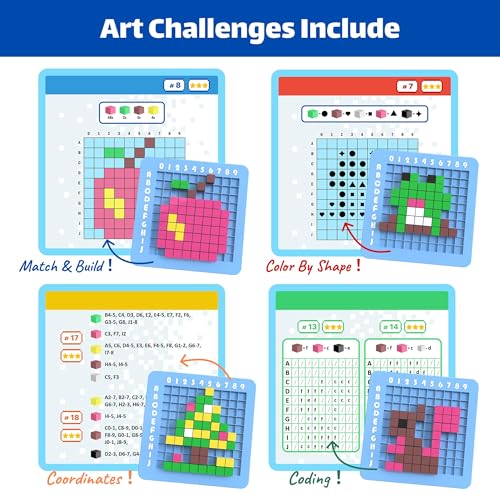 STEM Toys Pixel Art Kit for Kids