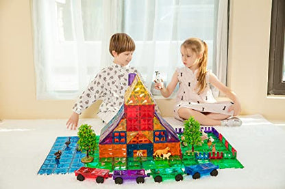 182PCS Premium Magnetic Tiles Set