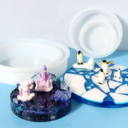 4 Deep Silicone Molds for Resin