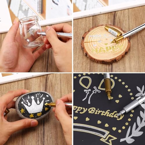 Metallic Marker Pens (8 Count)