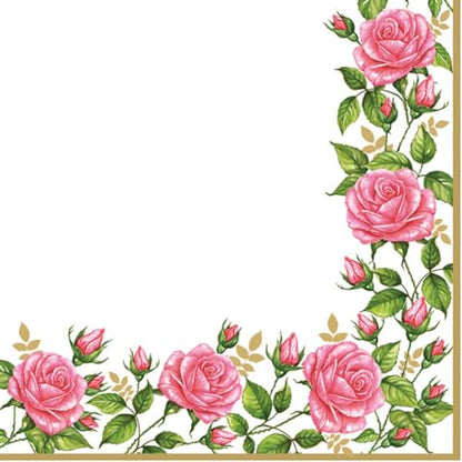 20 ct 13x13 Flowers Paper Luncheon Decoupage Napkins (20 Count)