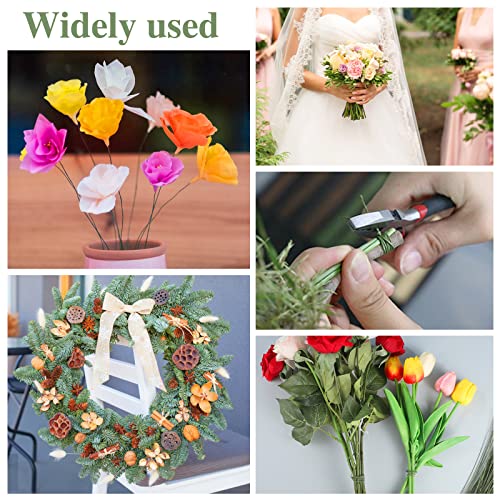 200Pcs Green Floral Wire (200 Count)