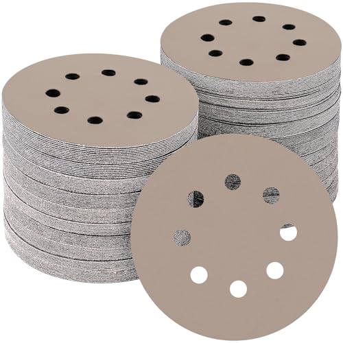50PCS 5 Inch Sanding Discs 3000 Grit Random Orbit Sander Sandpaper (50 Count)