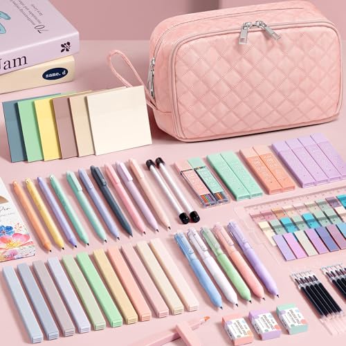 62PCS Aesthetic Back to School Supplies w (62 Count)