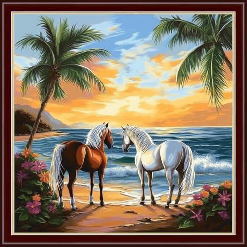 Stamped Cross Stitch Kits Full Range of Embroidery Patterns Starter Kits for Beginners Adult DIY Cross Stitches Needlepoint Kits 11CT