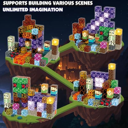 100PCS Magnetic Blocks (100 Count)