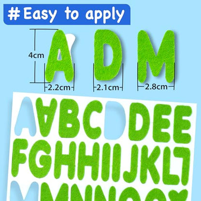 Felt Alphabet Stickers