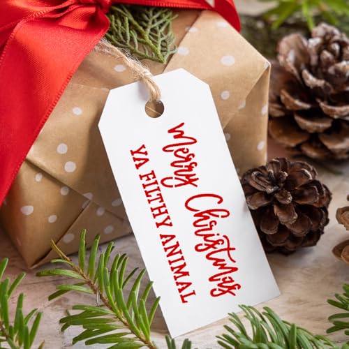 Christmas Stencils for Crafts Reusable 4" Holiday Stencils for Card Making (20 Count)