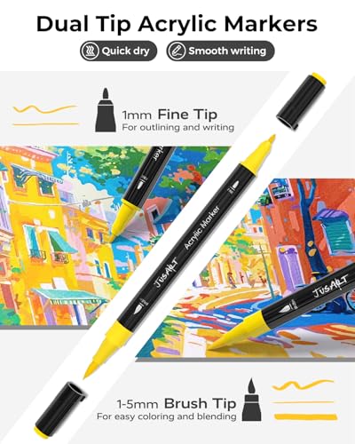 Acrylic Paint Markers 60 Colors