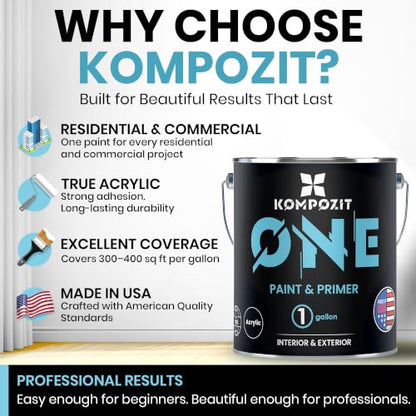 KOMPOZIT Acrylic Paint & Primer (126 Fl Oz)