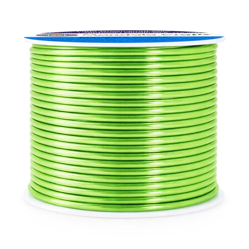 12 Gauge Lime Green Anodized Aluminum Craft Wire