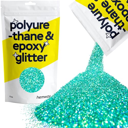 Resin Glitter Turquoise Blue Holographic 100g Fine (3.5274 Ounce)