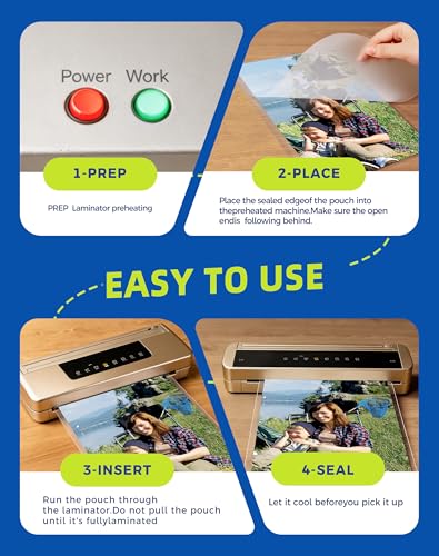 Matte Laminating Sheets 9 x 11.5 Inches 3Mil Thick