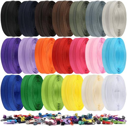 62 Yards 20 Pieces Sewing Zippers #3 Nylon Coil Zippers Assorted Zipper for Sewing with 80 Zipper Sliders for DIY Tailor Sewing Crafts Supplies