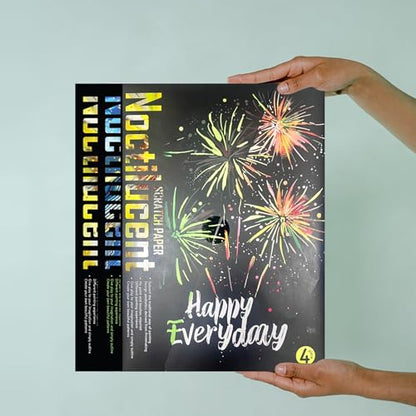 Glow in The Dark Scratch Art for Adults