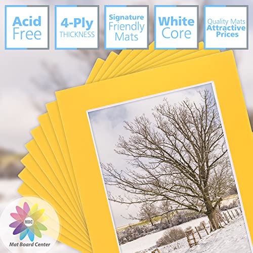 Mat Board Center 10 Pack 5x7 Photo Mats for 4x6 Picture