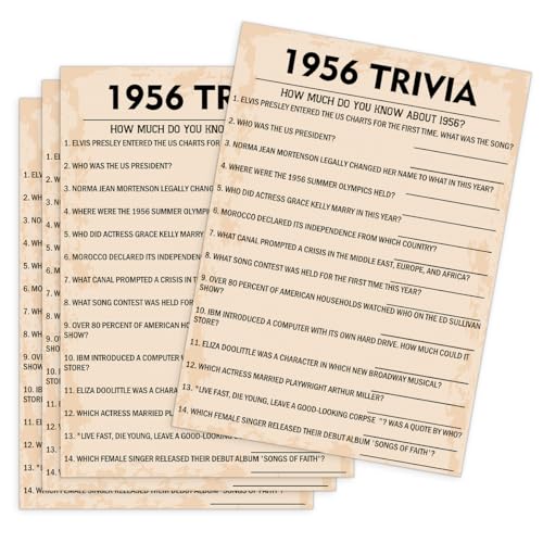 70th Birthday Party Games (31 Count)