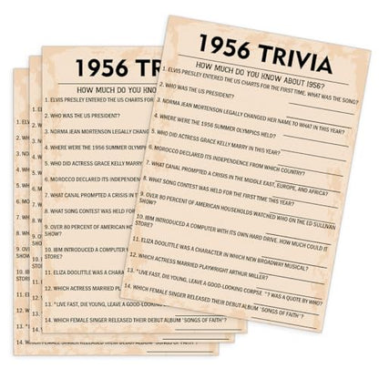 70th Birthday Party Games (31 Count)