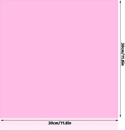 Lystaii 9pcs Lighting Gel Filter 11.8 x 11.8 Inches Gel Light Filter Color Correction Colored Overlays Transparent Color Filters Film Plastic Sheets for Film, Video, Photo, Stage Studio (Pink)