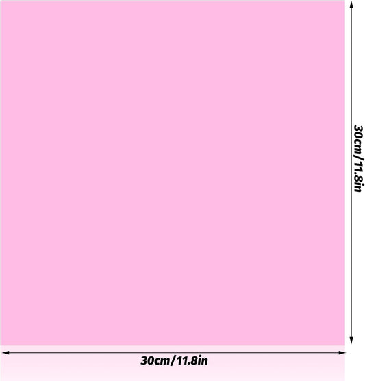 Lystaii 9pcs Lighting Gel Filter 11.8 x 11.8 Inches Gel Light Filter Color Correction Colored Overlays Transparent Color Filters Film Plastic Sheets for Film, Video, Photo, Stage Studio (Pink)