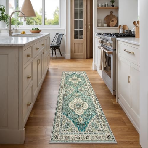 Felice Floral Medallion Runner Rug