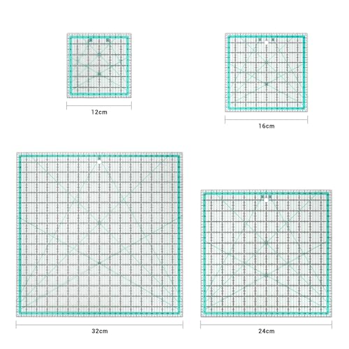 4pcs Square Quilting Ruler