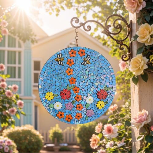 Iridescent Glass Mosaic Tiles for Crafts Bulk