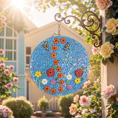 Iridescent Glass Mosaic Tiles for Crafts Bulk