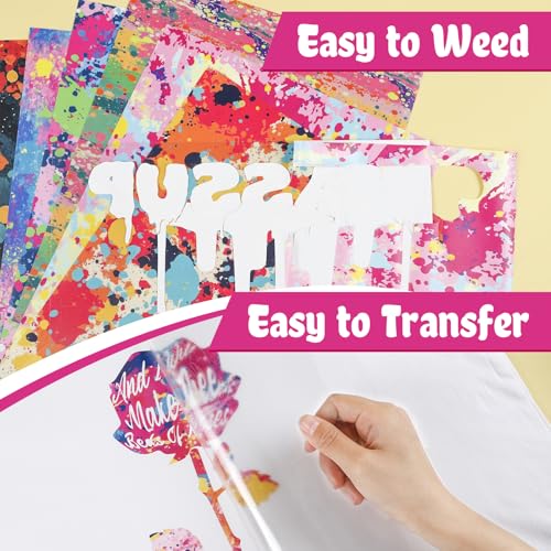 Splatter Heat Transfer Vinyl (10 Count)